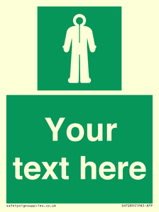 Custom sign safe condition Survival clothing